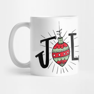 Holly Jolly, Christmas, Ornaments Mug